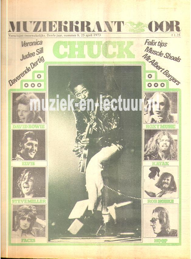 Muziekkrant Oor 1973 nr. 08